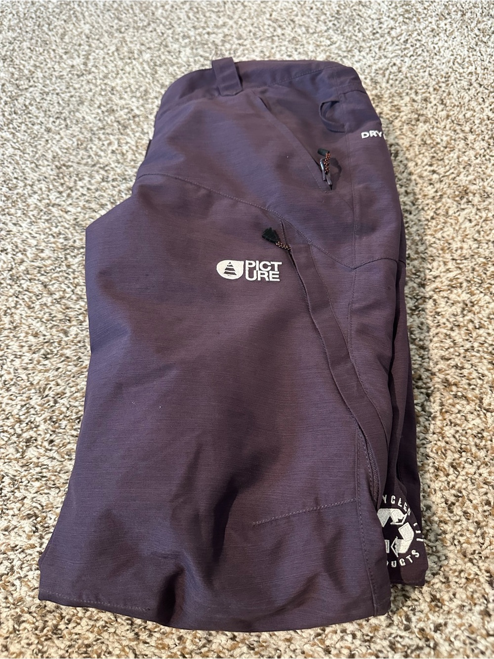 Kids' Purple Snow/Outdoor Pants